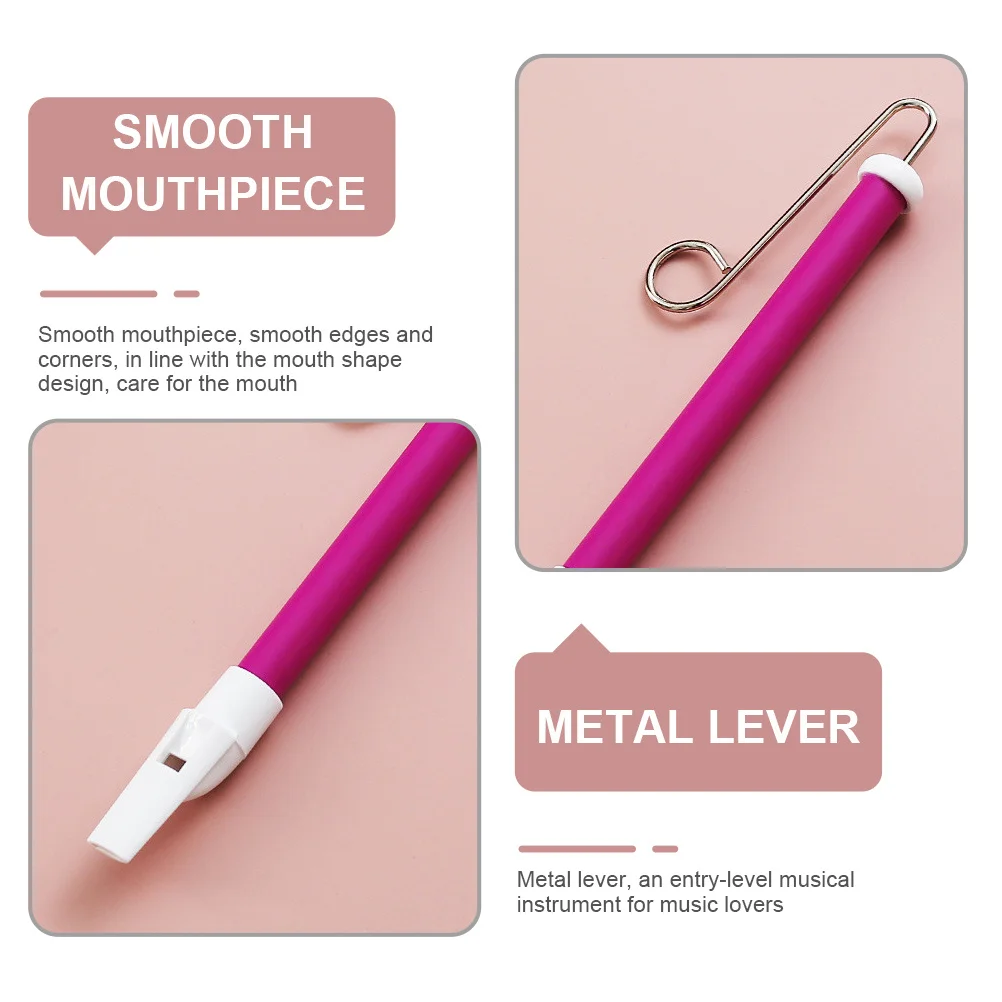 

2Pcs Sliding Pull Flute Musical Instrument Safe Smooth Design Ideal for Music Learning and Creative Play Activities