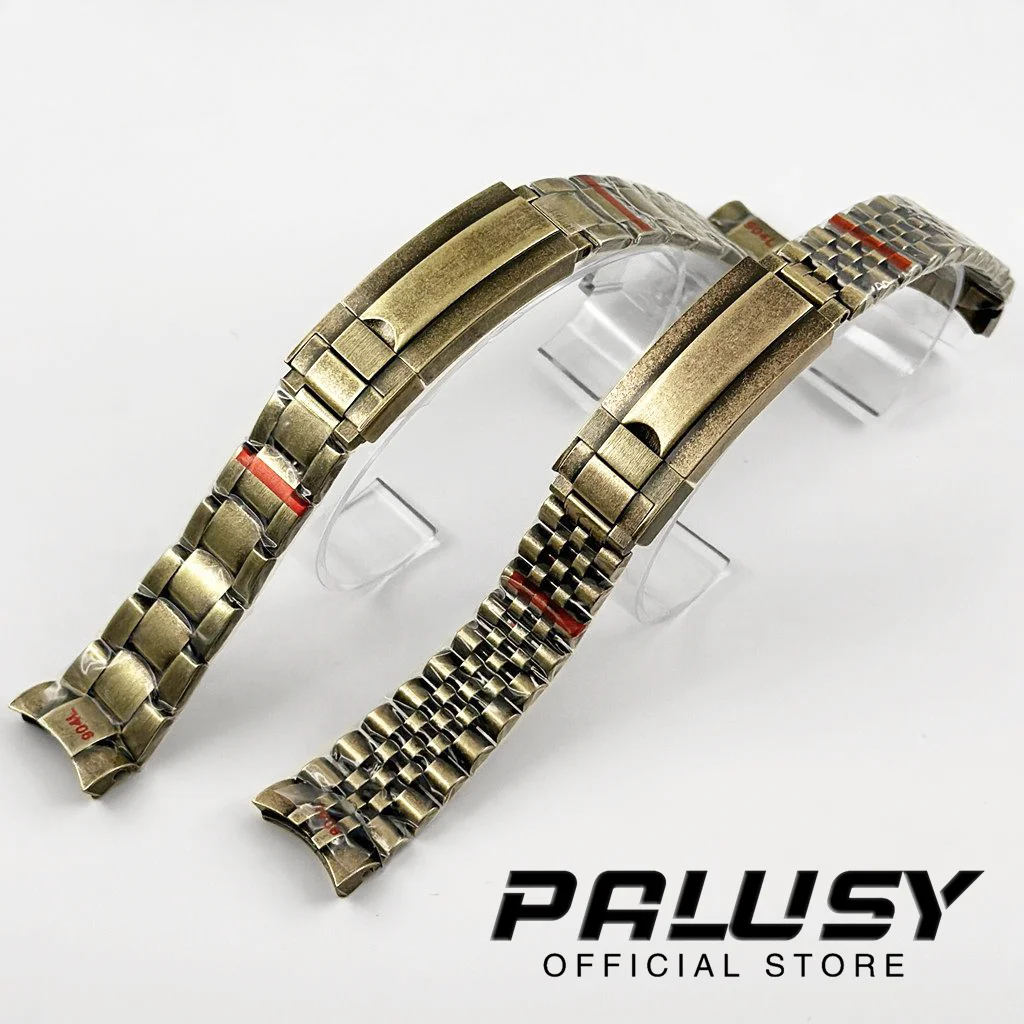 

High Quality 20mm 904L Bracelet Bronze Watch Band Folding Buckle Oysters/Jubilee Glide Lock Clasp Solid Stainless Steel Strap