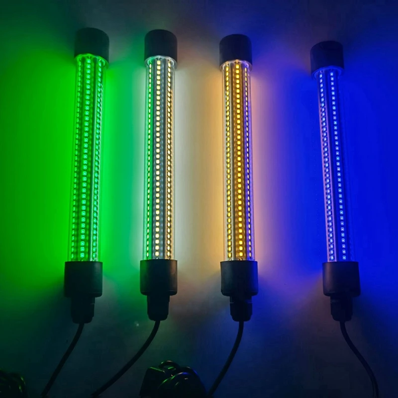 ABCA-12V 24 فولت مصباح الصيد 20 واط هايت الطاقة LED تحت الماء مصباح الصيد IP68 مقاوم للماء مصباح الصيد البحري #3