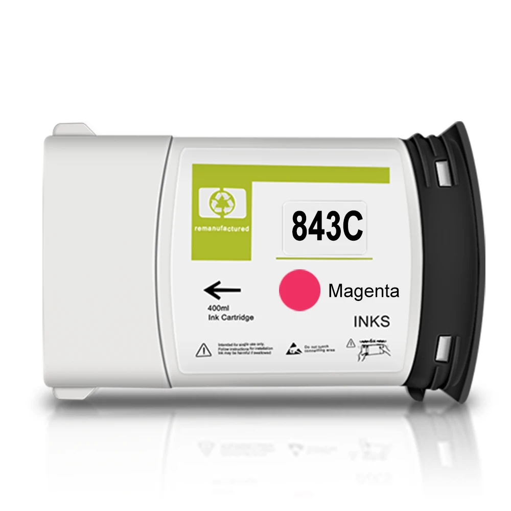 For HP 843C Ink Cartridge 400ML With Full Ink HP843 For HP