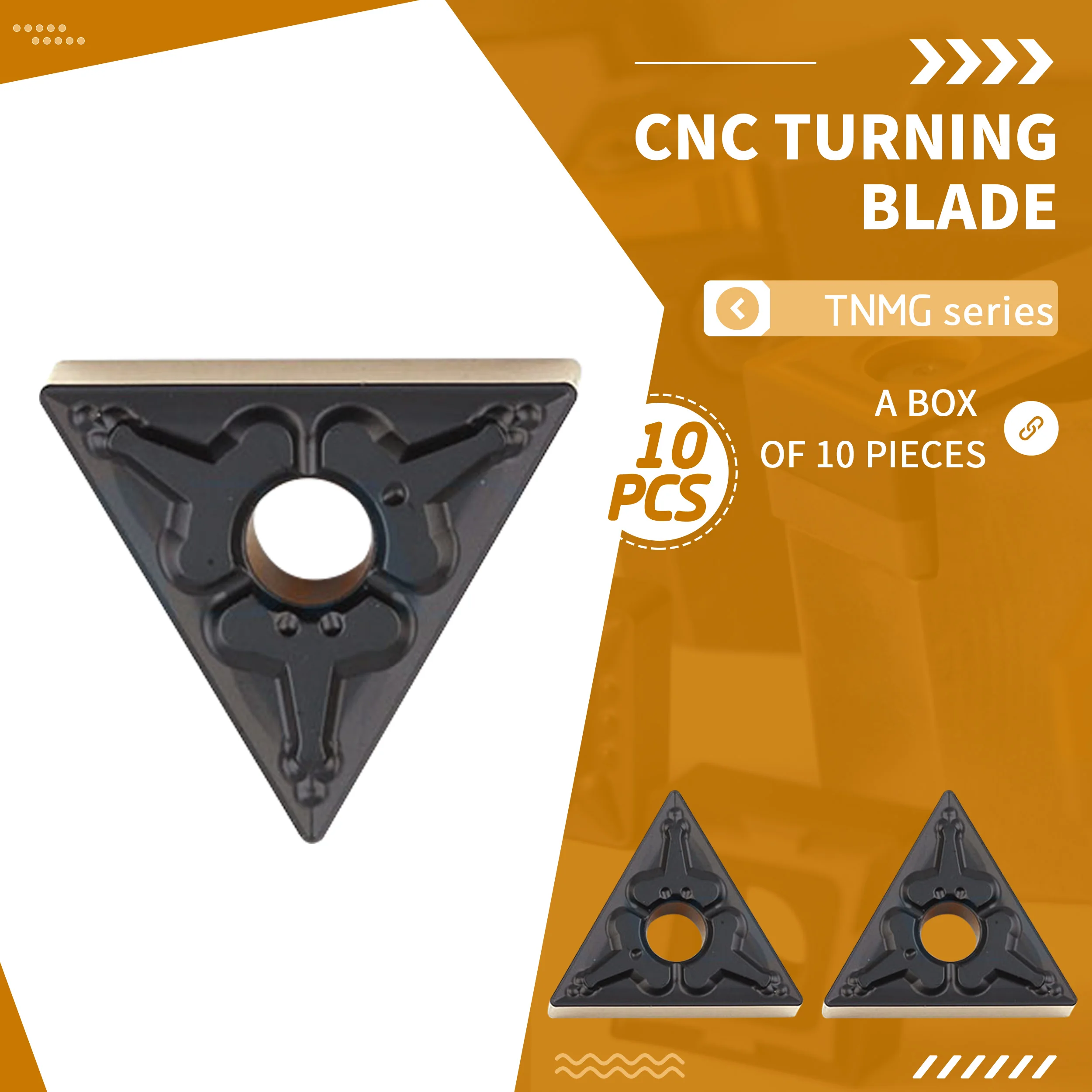 TNMG160404-TM CV7288 TNMG160408 تحول المخرطة باستخدام الحساب الآلي أدوات كربيد إدراج Twocolor سميكة مقاومة للاهتراء طلاء قطع قطع من الفولاذ