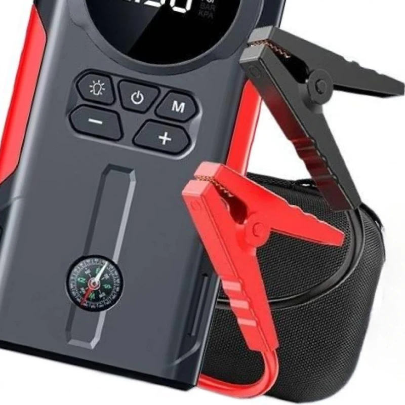 12V 398000mAh Multi-function Car Jump Starter With Air Pump For Car Tire Inflation