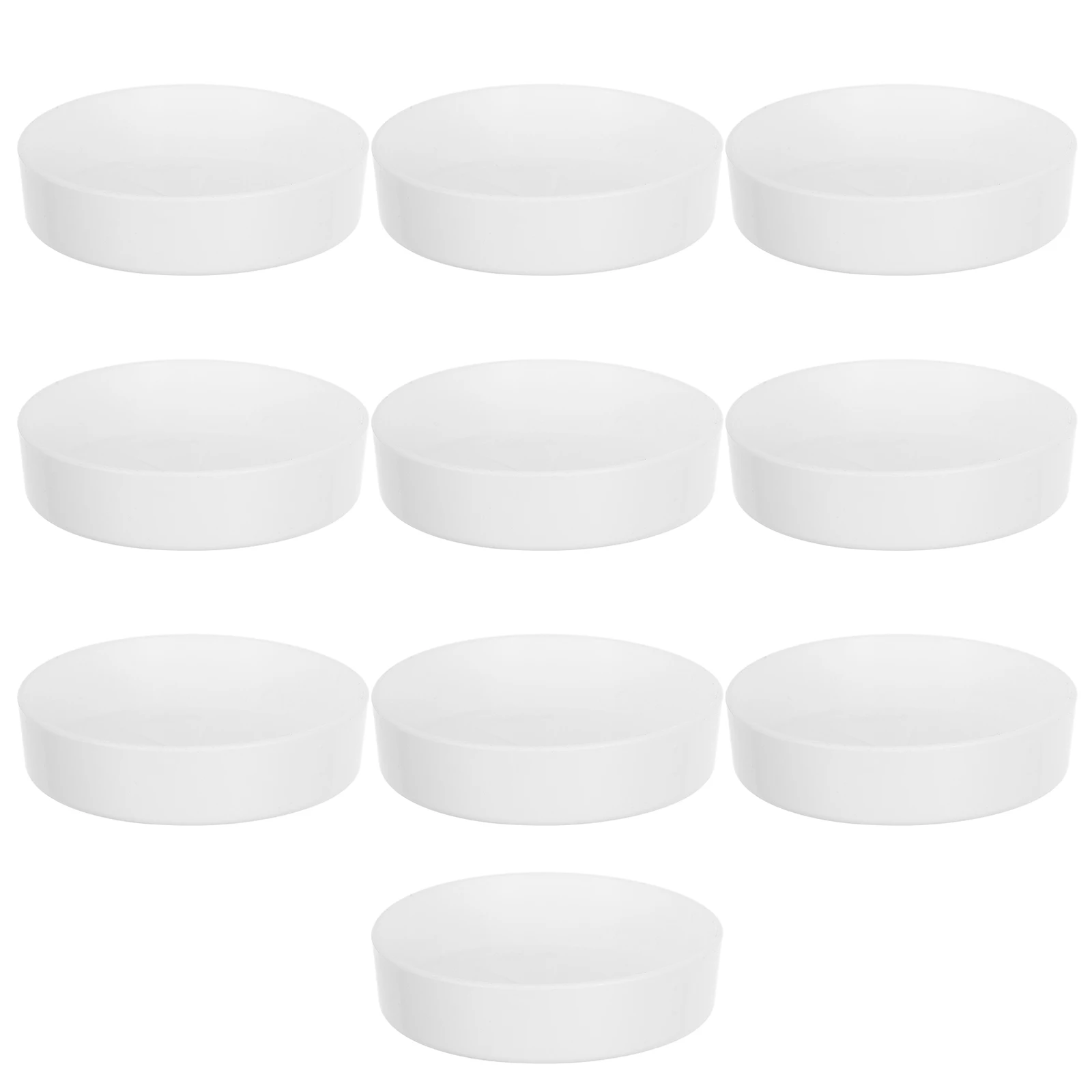 

10 Pcs Thickened Plastic Basin Brazilian Plant Pots Saucer Hydroponics Wood Plants Tray Pp Lucky Plate