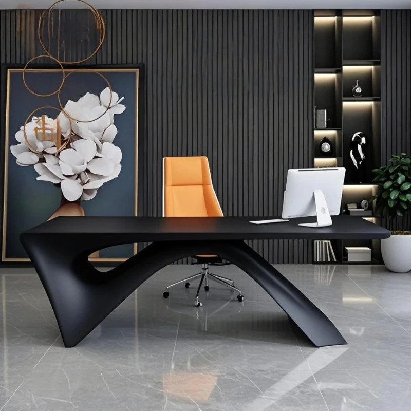 

Стол для руководителя с отделкой под рояль, креативный дизайн, современная простота