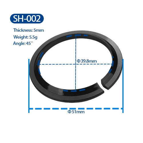 MTB Racefiets Stuurpen Headset 41.8/42-52 1-1/2 tot 1-1/8' Vork MTB Fietsframe Taper Headset