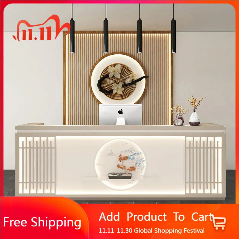 

Design Modern Reception Desks Shop Beauty Hotel Executive Restaurant Reception Desks Luxury Comptoire Accueil Lounge Furniture