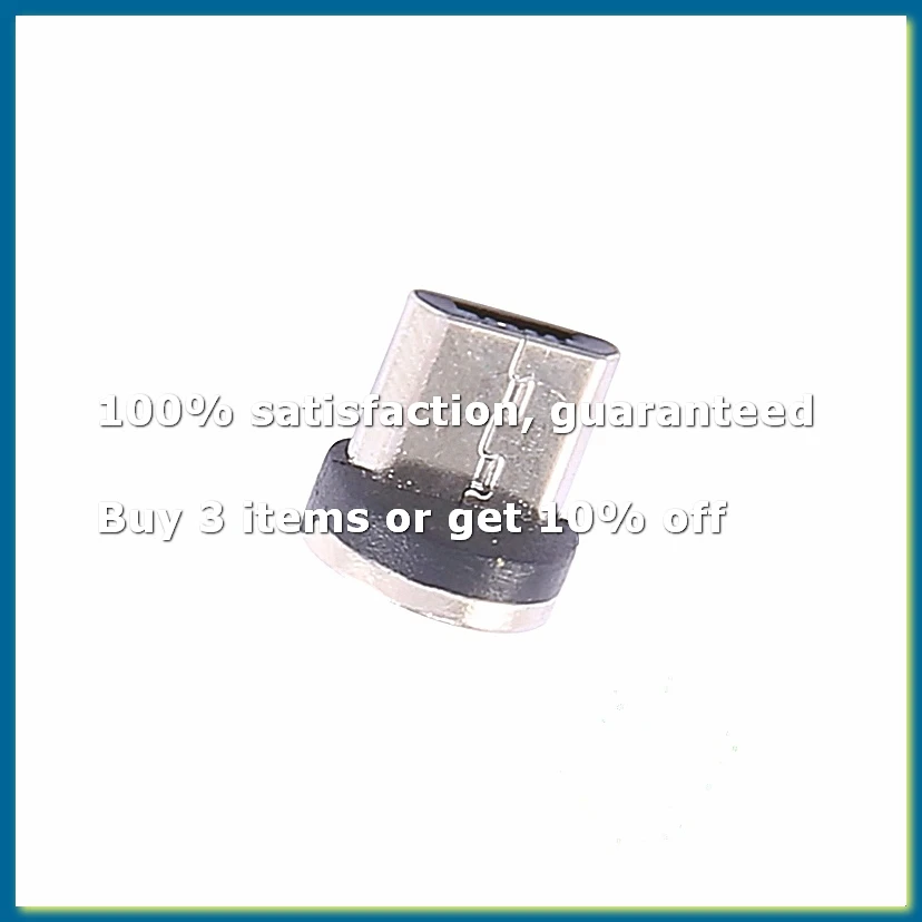 10PCS/SET Round Magnetic Cable Plug 8 Pin Micro-USB Plugs Fast Charging Phone Magnet Charger Plug