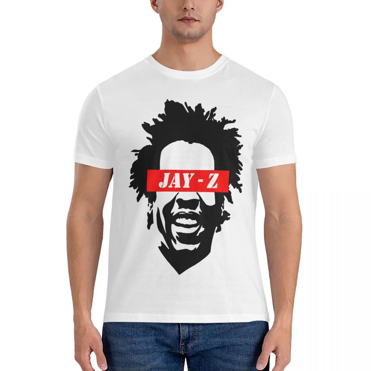 Men's T-Shirts Me Novelty Pure Cotton Tees Short Sleeve JAY-Z T Shirt Crewneck Clothing Summer