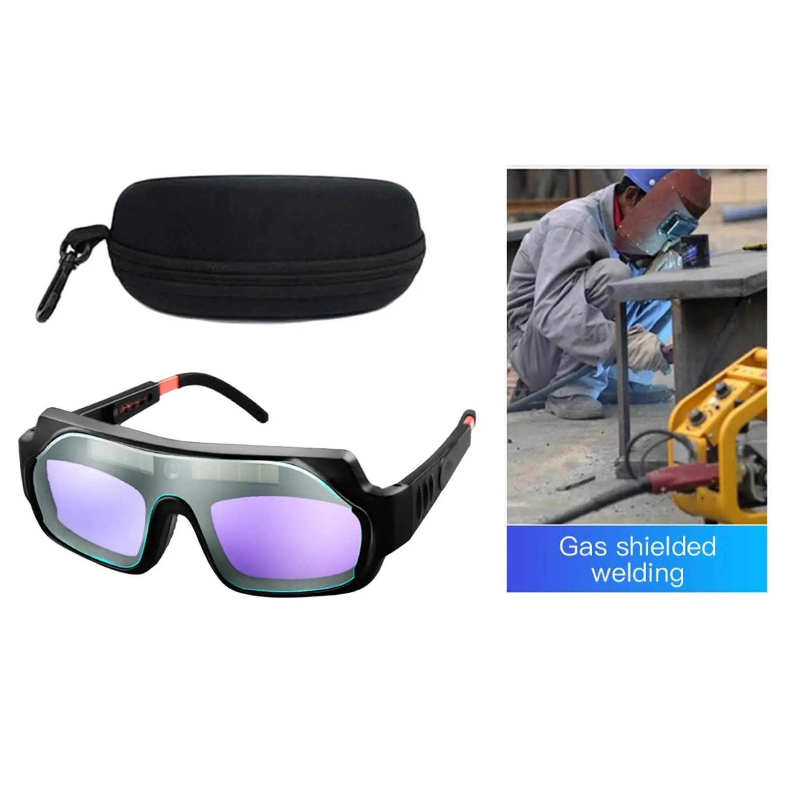 Solar Auto Darkening Welding Goggles Eye Protection for Mig ARC Weld