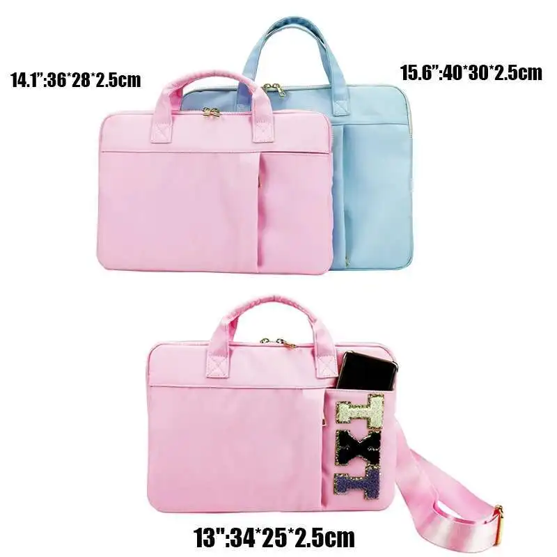 Large Capacity Briefcase Travel Laptop Document Organizer Shoulder Bag Business Ipad Phone Notebook Storage Handbag 13/14/15in