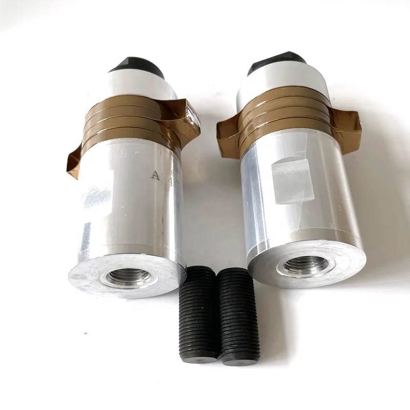 

High Frequency 40Khz Replacement Branson 4Th Ultrasonic Transducer Converter With Piezoelectric Ceramic