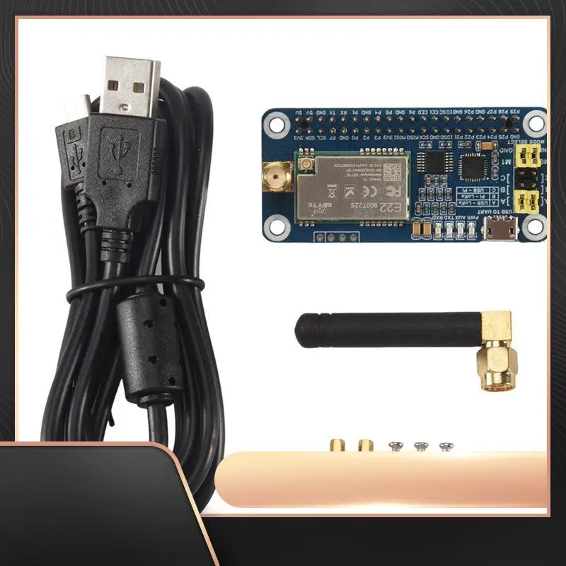 N34R-Waveshare SX1262 Lora HAT For Raspberry Pi Covers 915Mhz Frequency Band With Spread Spectrum Modulation