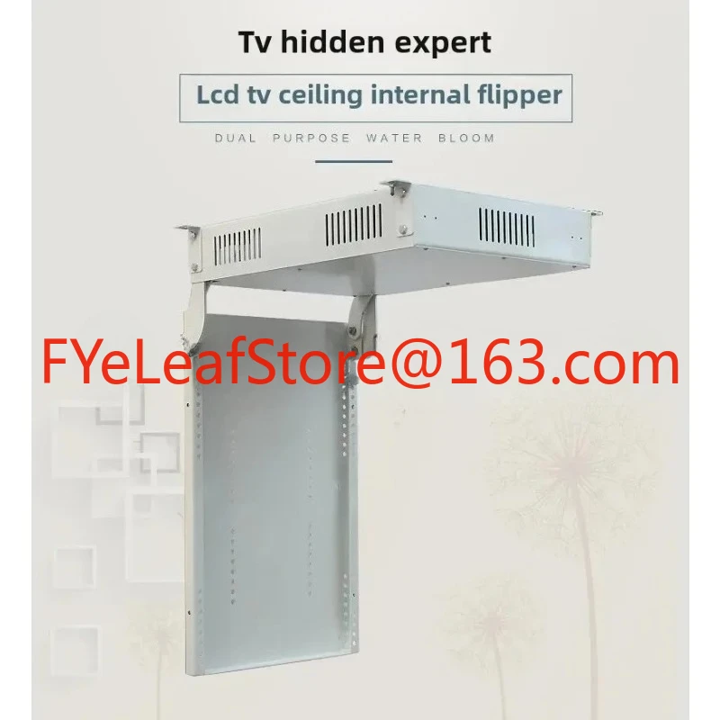 

32-84 inch LCD TV ceiling flip device hidden inversion lift electric hanger hanger