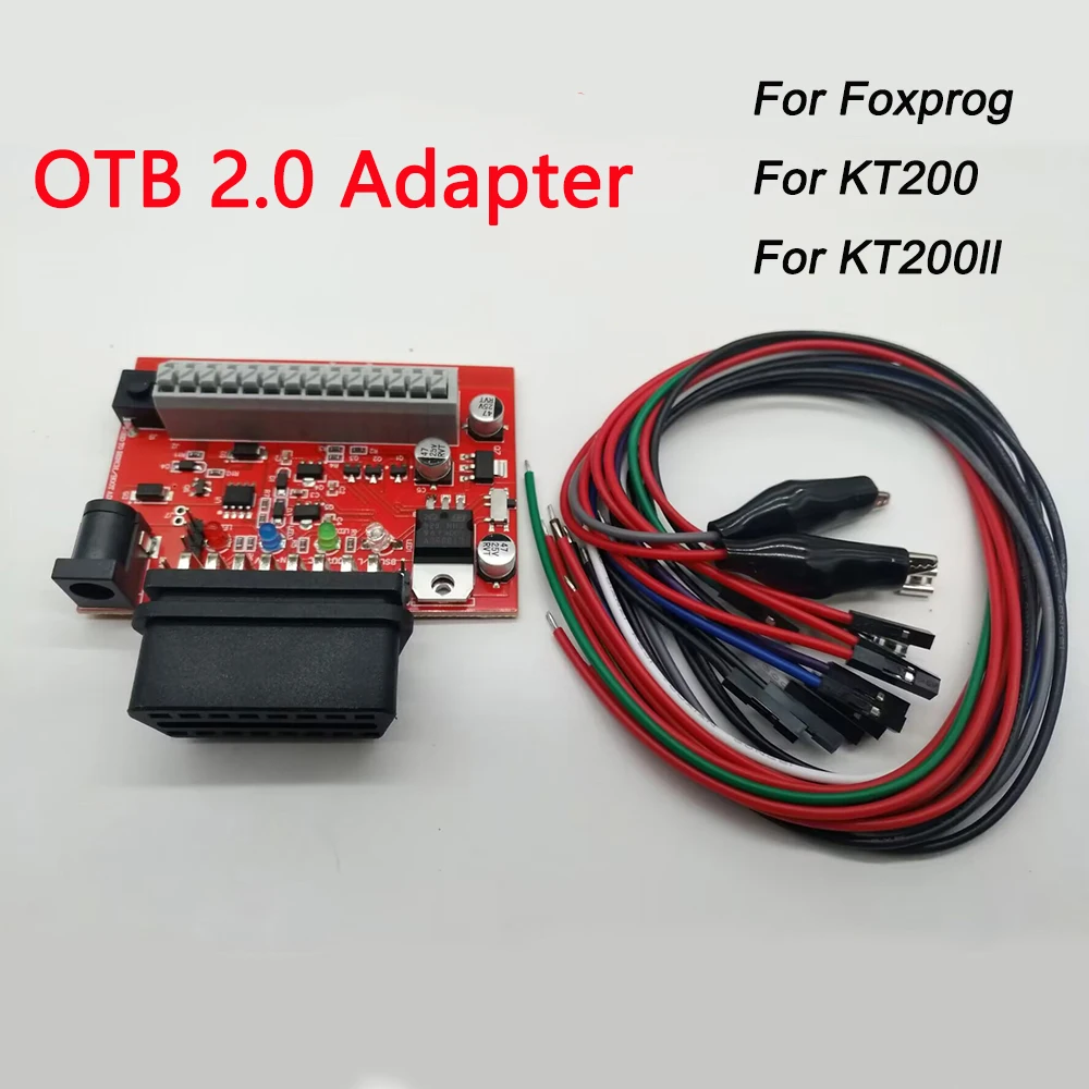 OTB 2.0 Adapter OBD on Bench Three-way BOOT Upgrade to OTB Mode for Foxprog KT200 KT200II ECU Programmer Tools Adapter