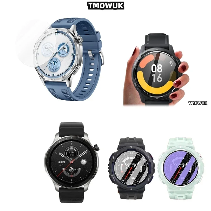 For Amazfit GTR Cheetah Pro Active Edge Balance 2 Falcon - Tempered Glass, Anti - Scratch 9H, HD Screen Protector