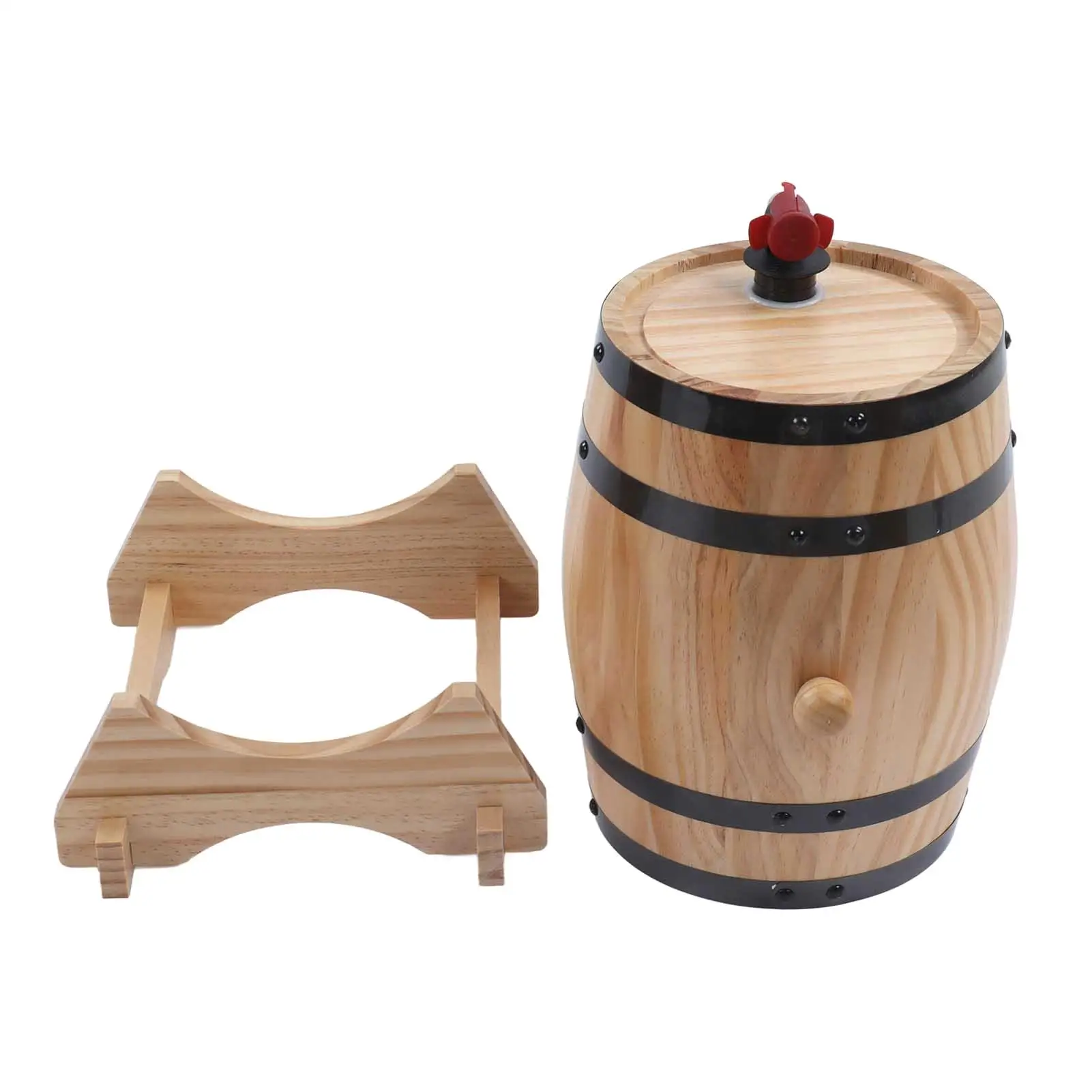 1L 3L 5L Pine Wine Barrels for restaurant Bar - Oak Aging Decor Ornaments