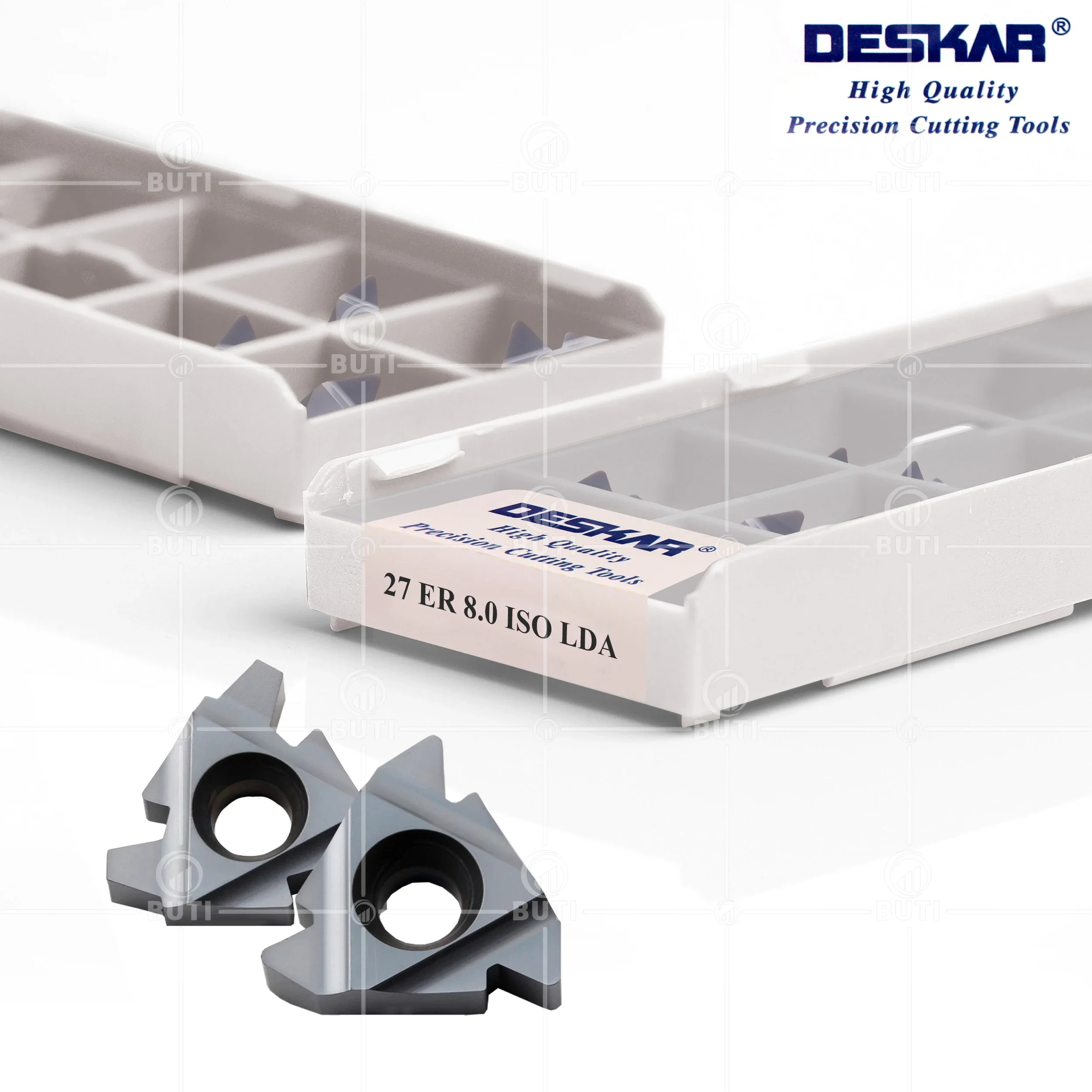 DESKAR 100% originale 27ER 8.0ISO LDA 27ER 8TR LDA Tornio a controllo numerico Utensile per filettatura Utensili da taglio Lame filettate Materiale