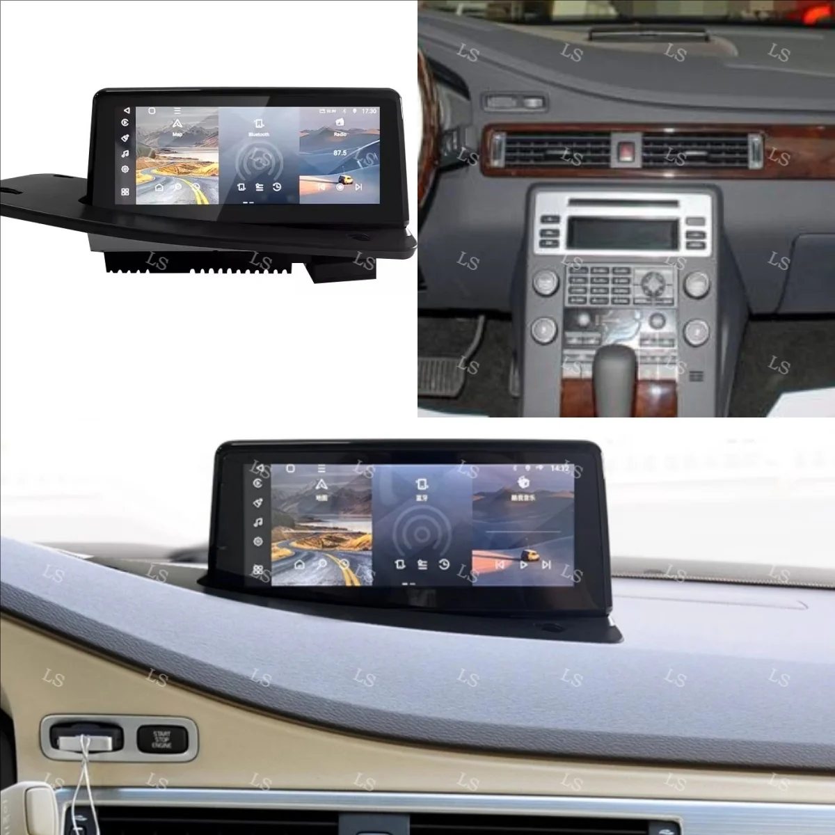 

For Volvo XC70 V70 S80 2005 - 2015 Android Car Radio 2Din Stereo Receiver Autoradio Multimedia Player GPS Navi Head Unit Screen