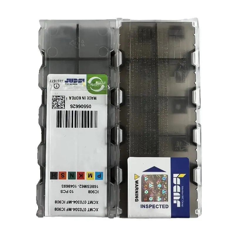 

XCMT070304-MF IC908 /Industrial indexable Carbide Inserts 10 PCS