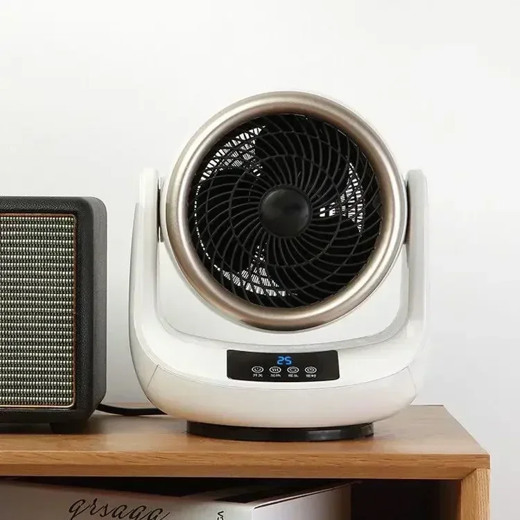 110V 220V new cooling and heating dual-purpose fan heater small office swing head remote control desktop fan heater 미니온풍기