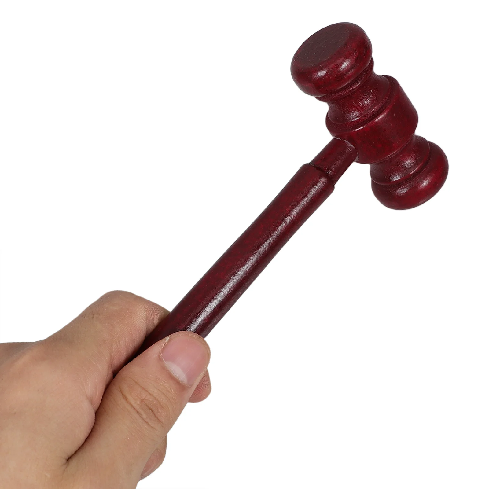 Wooden Judge Gavel Mini Hammer for Kids Natural Wood Role Play Courtroom Accessory Costume Prop for Home School Kindergarten