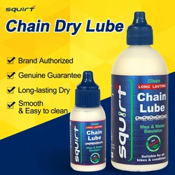 Squirt Bicycle Chain Dry Lube 15/120ml Long Lasting Water Emulsion MTB Bike Special Chain Gear Maintenance Oil Lubricant Wax