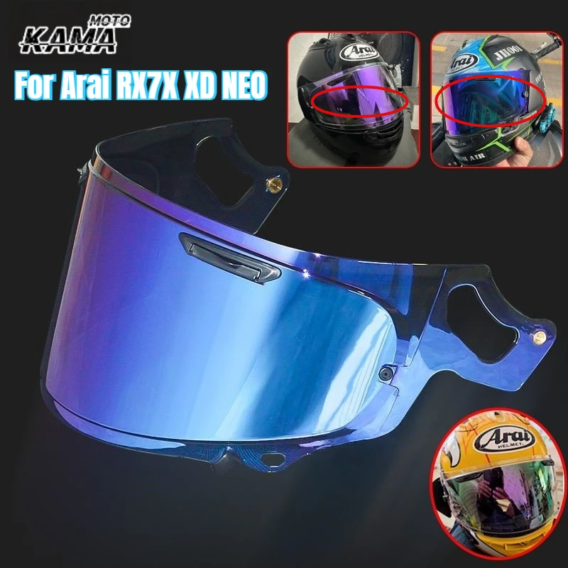 

Helmet Visor for Arai RX7X XD NEO Transparent Lens Replacement Windshield Shield Compatible with Motorcycle Full Face Helmets
