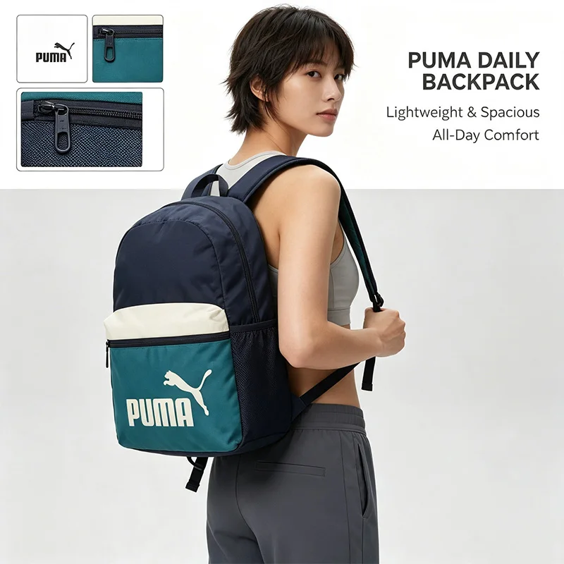 puma-backpack-fashion-crossbody-daypack-casual-sports-bag-lightweight-spacious-adjustable-strap-school-travel-urban-street-style