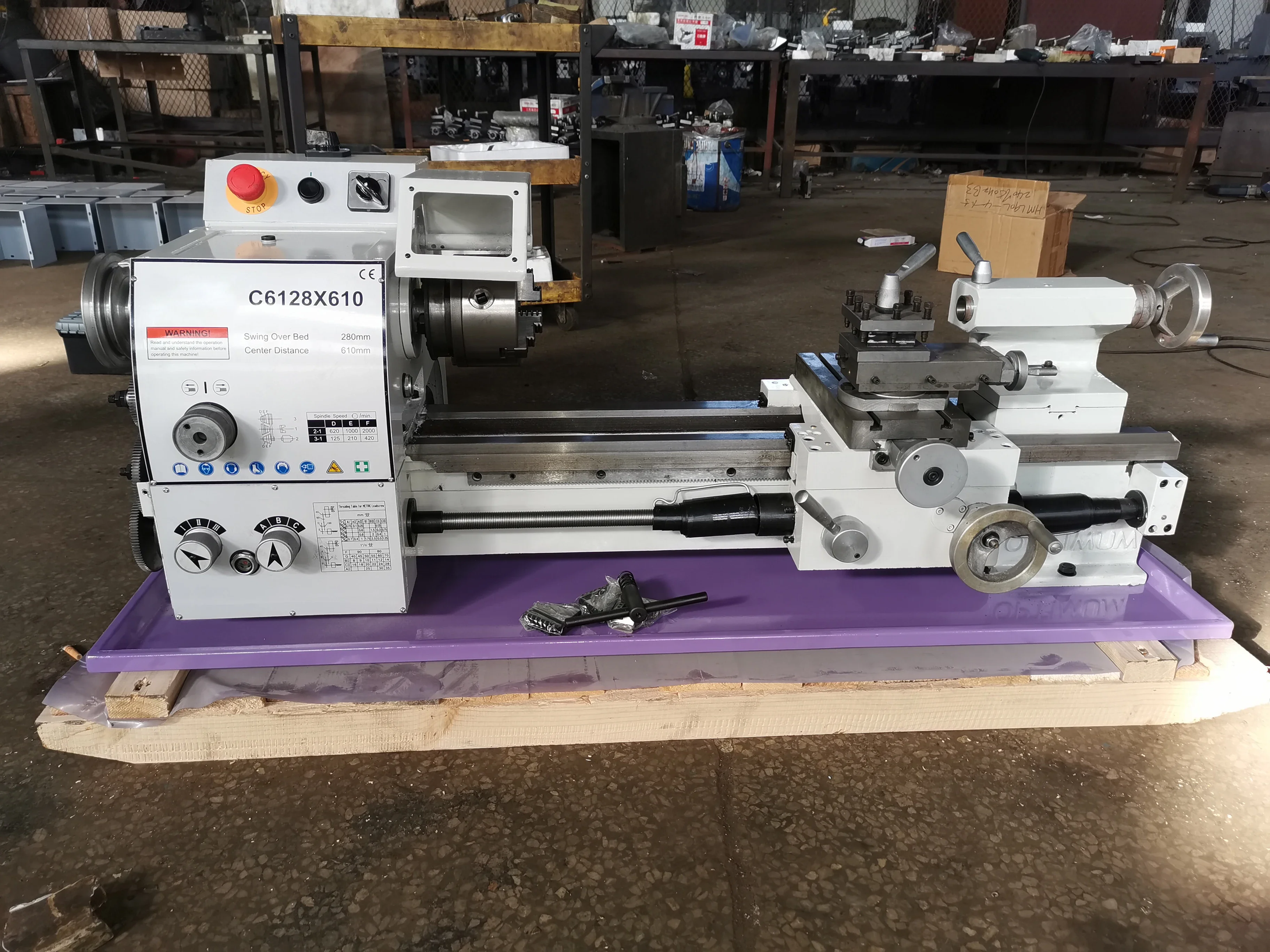 TY1lathe machine C6128 metal bench lathe for sale