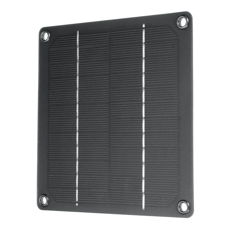 พัดลมดูดอากาศแผงโซลาร์เซลล์ พัดลมดูดอากาศแผงโซลาร์เซลล์ Air Extractor 3W 12V สําหรับสุนัขไก่เรือนกระจก