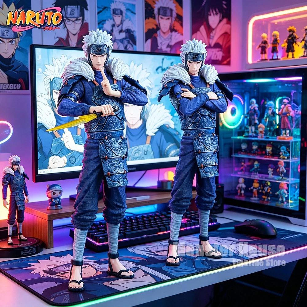 

31cm/12.2in Anime NARUTO Figure Senju Tobirama Action Figures Pvc Statue Desktop Ornamen Collection Model Toys Gifts