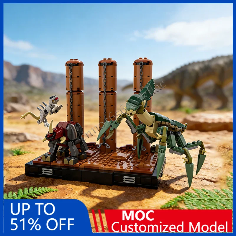 551 PCS Sandy Executions Updated Modify Version MOC Building Block Model Children Diy Educational Surprise Toys Birthday Gifts
