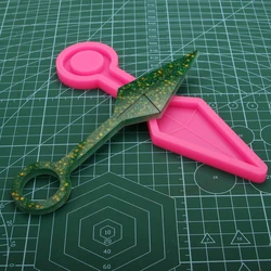 Shiny Resin kunai knife Earrings Mold, Self-defense Silicone Molds, DIY Resin Epoxy jewelries Mould, Polymer Clay DY0907