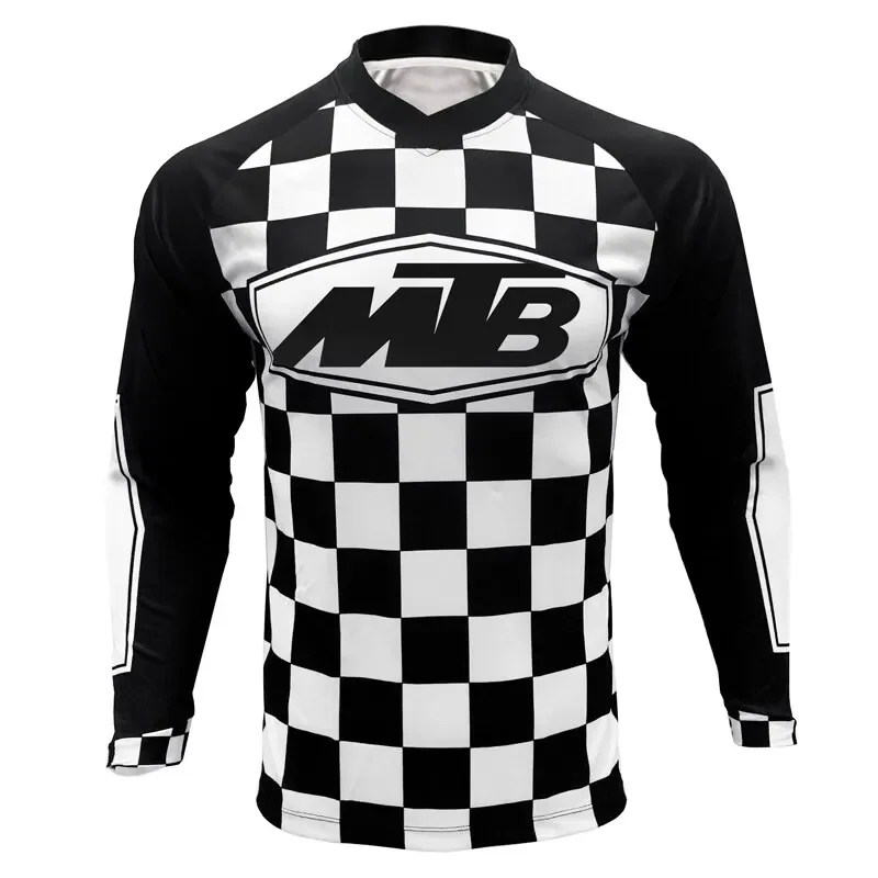 New MTB Off road Cycling Jersey downhill jersey Bike Mountain  Motorcycle sports  Fitness breathable Short Sleeve