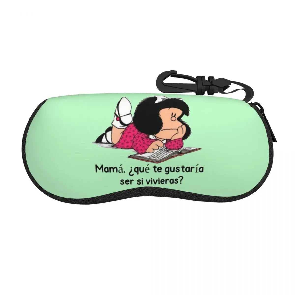 Mafalda Glasses Case Cover Sunglasses Pouch Pocket Trend Eyewear Bag Original Men Women Eyeglass Cases Cover