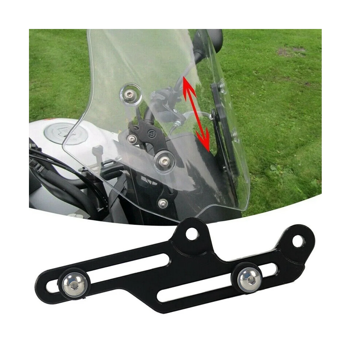 Motorfiets Voorruit Richters Luchtstroom Verstelbare Voorruit Wind Voor Honda NC700X NC750X Nc 700 750X2012-2015