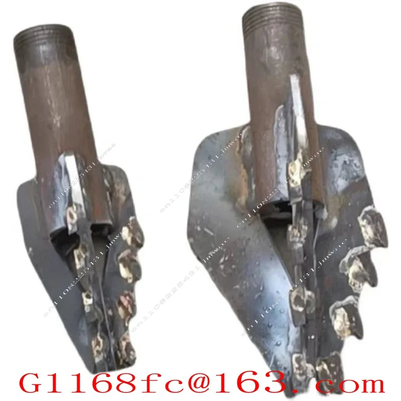 3 Wing Super Hard Alloy Rock Drill Bit 1 Inch Pipe for Water Well Drilling Rig