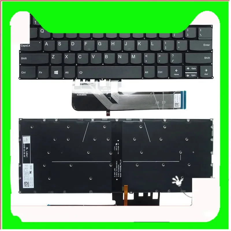 New US Keyboard backlit for Lenovo Ideapad S540-14IWL K4-IWL C340-14IWL 14API C740-14 K3-IWL K4e-IML K4e-IML Flex14 81SQ 530-14