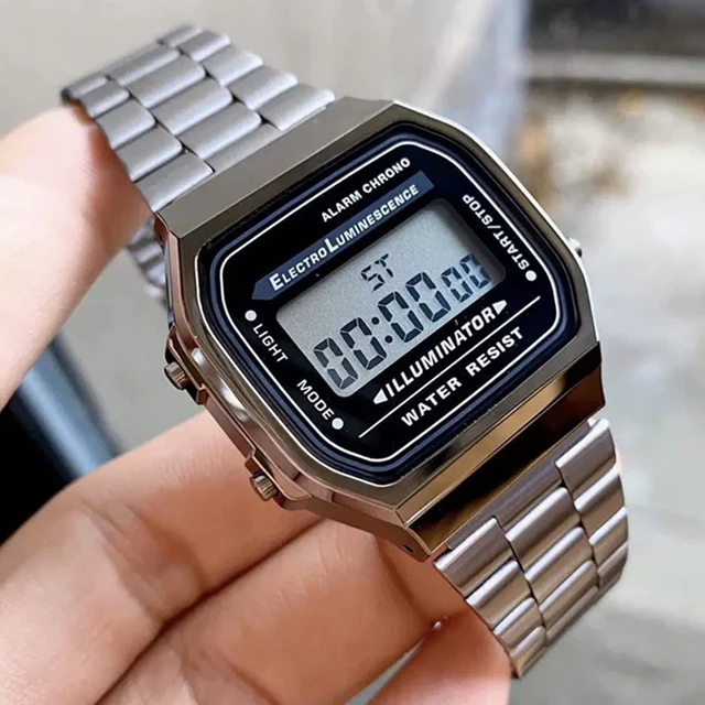 Casio f91w steel cheap
