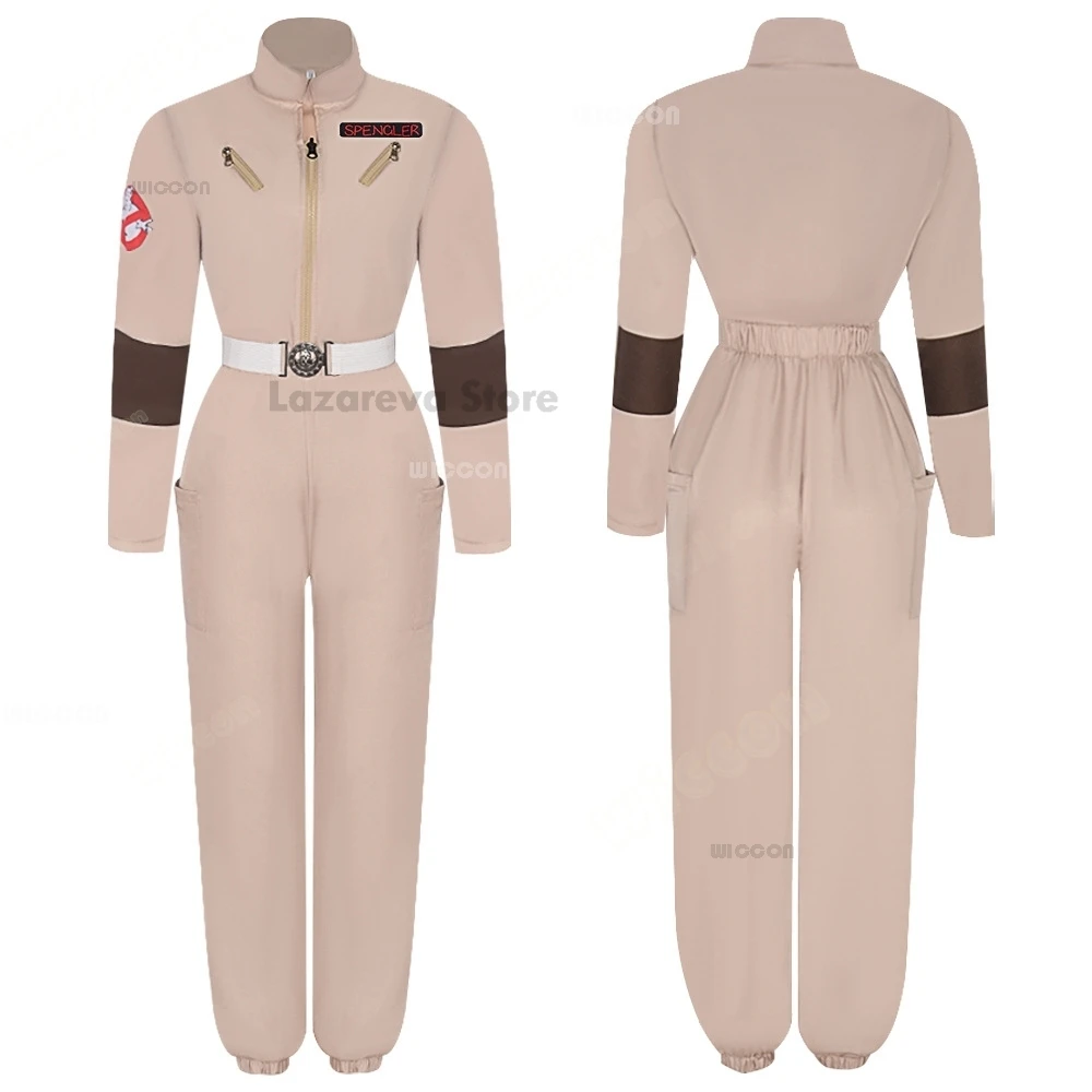 Ghost Busters Cosplay Afterlife Cosplay Phoebe Men Women Uniforms Jumpsuit Costume Carnival Outfit Roleplay Adults Kids Clothes