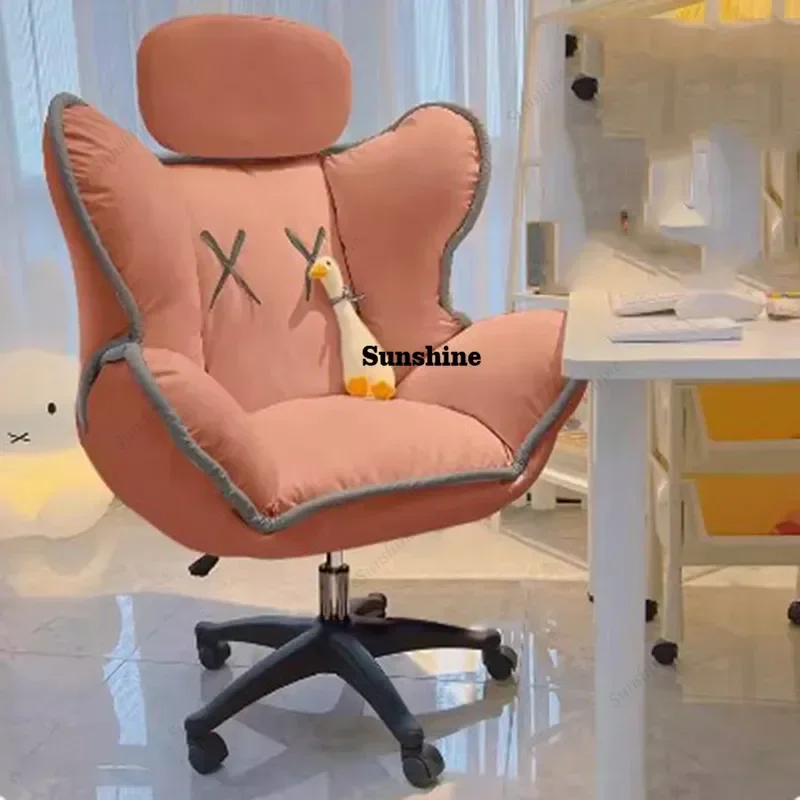 

Computer Portable Office Chair Design Gaming Bedroom Accent Desk Chair Lazy Kawaii Modern Cute Sillas De Escritorio FurnitureYY