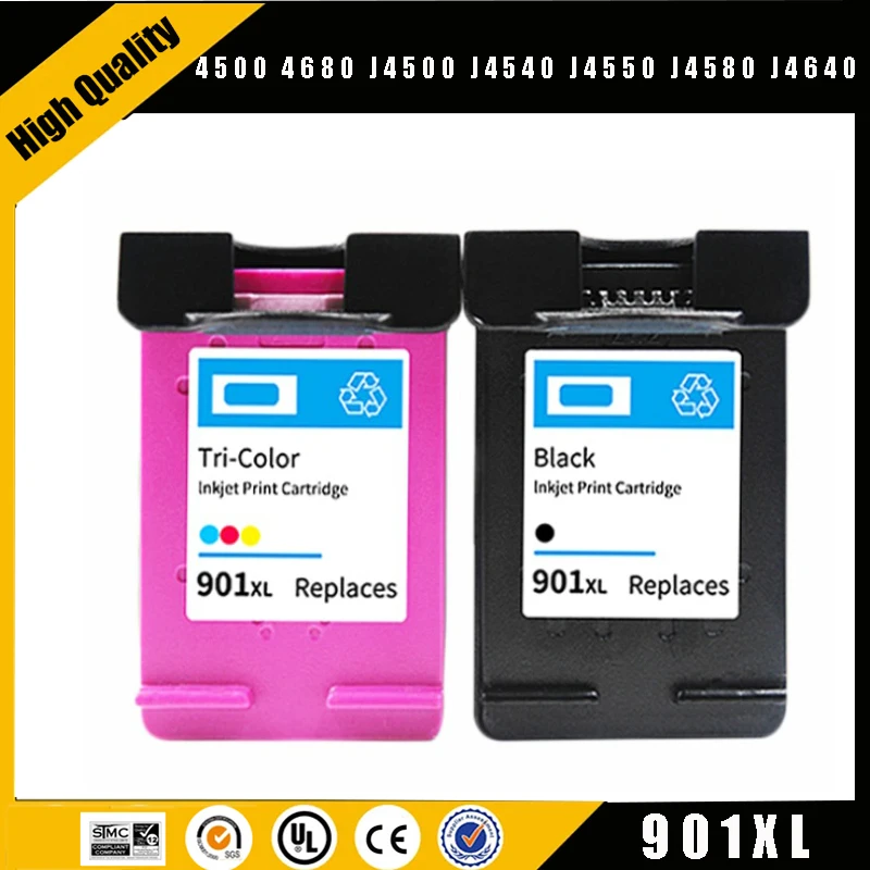 einkshop re fabricado 901xl substituicao do cartucho para hp cartucho de tinta officejet 4500 j4500 j4540 j4550 j4580 j4640 4680 01