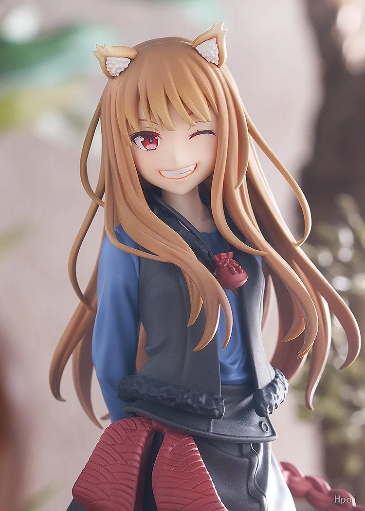 17cm anime holo figura ookami para koushinryou comerciante encontra o sábio lobo suporte modelo brinquedo presente coleção aciton figura pvc