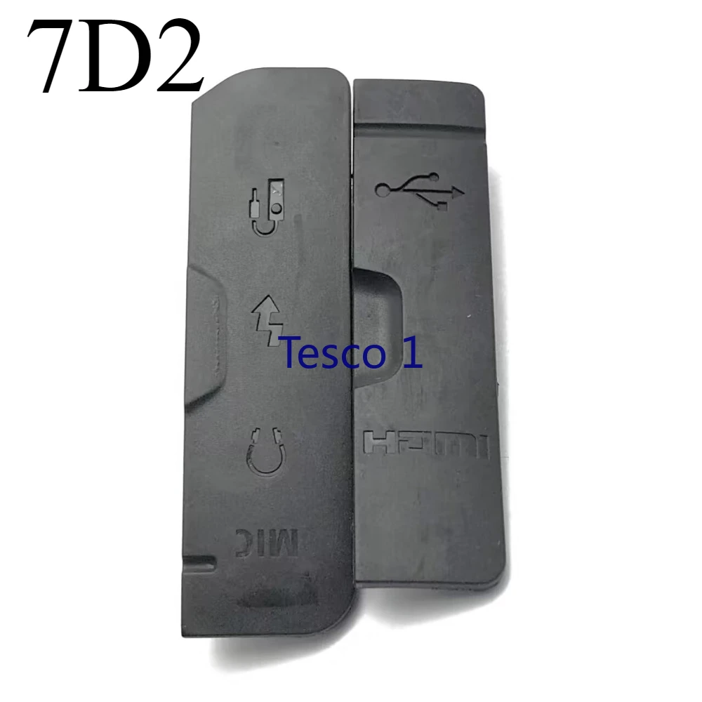 جديد لكاميرات كانون EOS 6D2 6DII 7D2 7DII USB 7D Mark II AV OUT/متوافق مع HDMI/MIC غطاء جانبي مطاطي جزء إصلاح الكاميرا