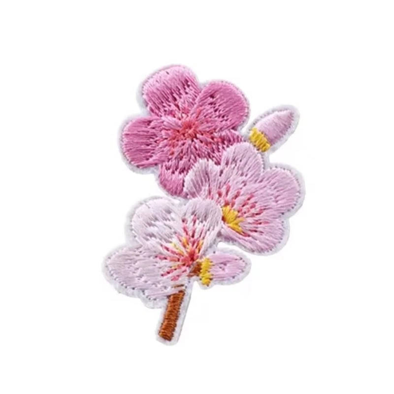 

Flowers Embroidered Patches Iron on Patches Aesthetic Repair Patches Sewing on Applique for Clothes Bag Dress Hat