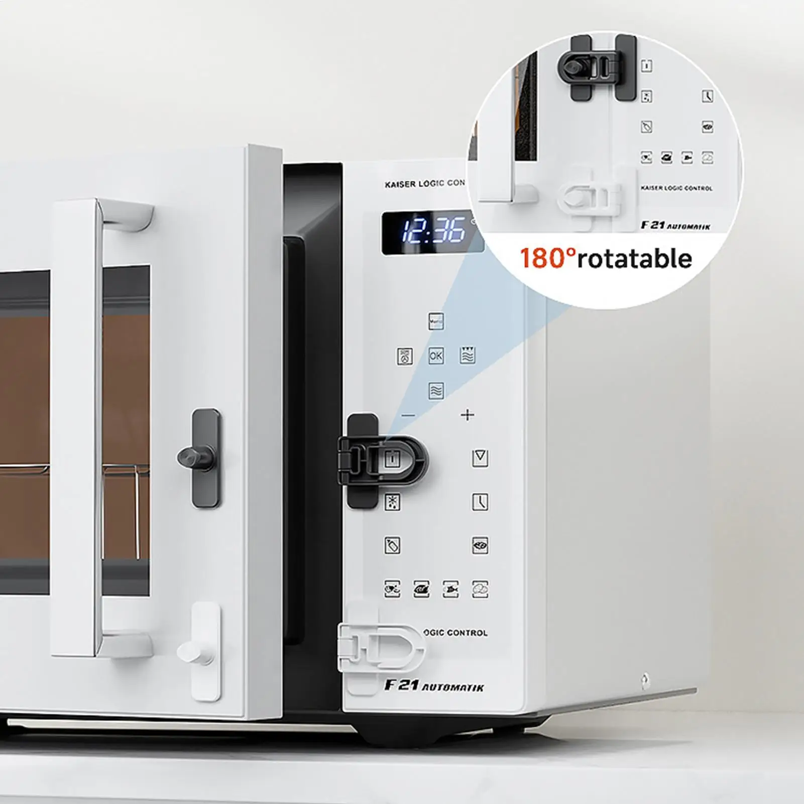 Huishoudelijke ovendeur veiligheidsslot koelkastdeur klink oven kind babyproofing slot voor keuken en magnetrons