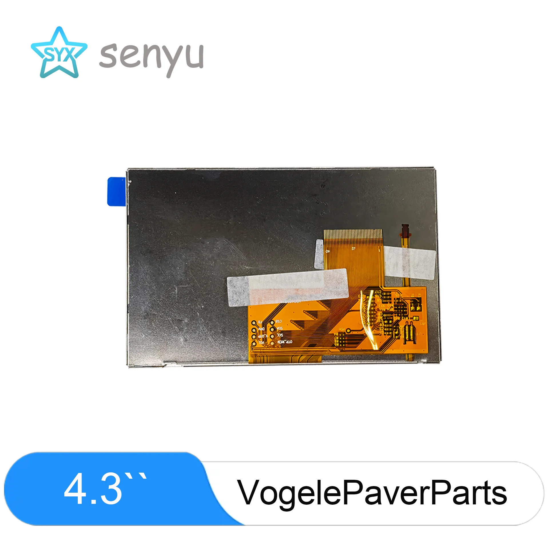 4.3inch VGG482714 Vgg482710 LCD Display For Vögele Paver Side Controller HDA430V-MVA Screen