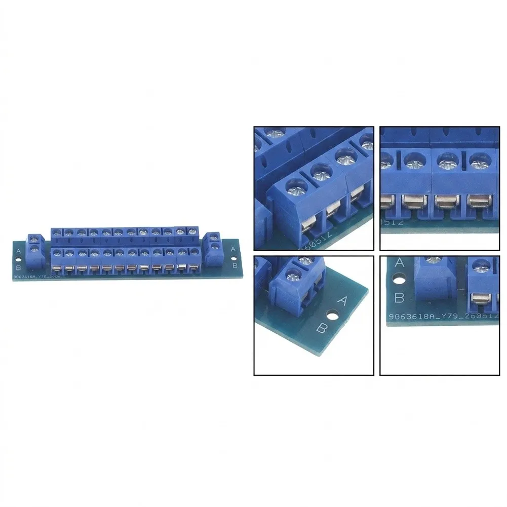 FR-4 Insulating Material FR-4 Test Board KF301 Terminal Adapter Stable Connection Design 1.6mm Board Thickness