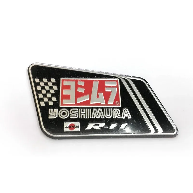 Aluminium Motorcycle Accessories Exhaust Tip Pipe Stickers Moto for Mivv YAMAHA Honda Harley Decals Cafe Racer Modified Parts