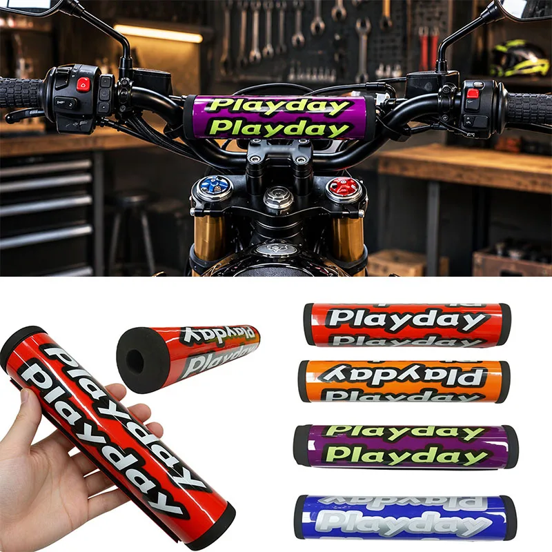 Universal 23cm Length Handlebar Pads For Renthal 7/8' Handlebar Crossbar Fit ATV Quad Dirt Pit Bike Mx Motocross Motorcycle